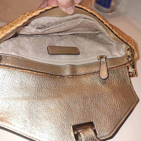 Michael Kors Straw/Leather Bag - Picture 5 of 5